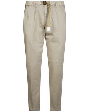 White Sand Pantalone Gabardina Su6605 - Naturel