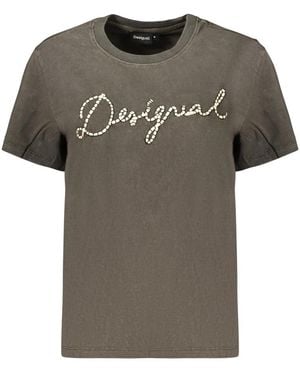 Desigual Neena Kurzarm-T-Shirt - Grau