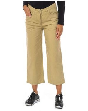 Napapijri Cropped Trousers - Natural