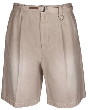 Marni Korte Broeken ,Bruin ,Katoen Pantalone - Grijs