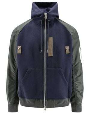 Sacai Zip-Throughs - Azul