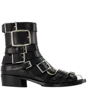 McQueen Ankle Boots - Black