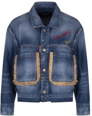 DSquared² Denim Jackets - Blue