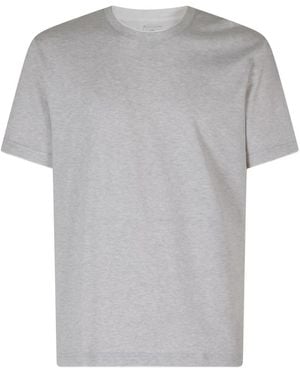 Eleventy Rundhals-T-Shirt - Grau