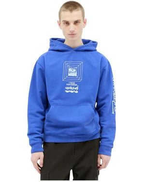 Brain Dead Hoodies - Blue