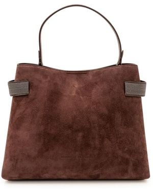 Brunello Cucinelli Tote Bags - Marrone