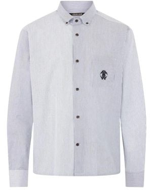 Roberto Cavalli Casual Shirts - Blue