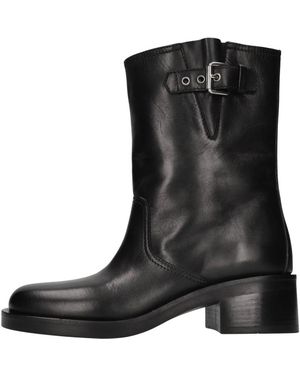 Strategia Heeled Boots - Black
