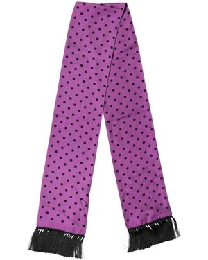 Dolce & Gabbana Silk Scarves - Purple