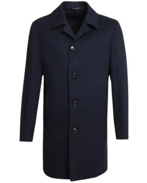 Sartoria Latorre Single-Breasted Coats - Blu