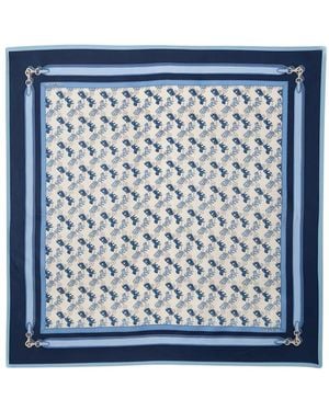 COACH Silky Scarves - Bleu