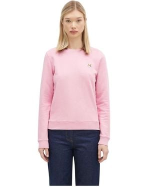 Maison Kitsuné Sweatshirts - Roze