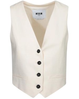 MSGM Vests - Blanco