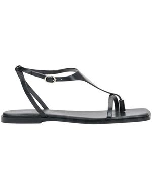 ESTRO Flat Sandals - Black