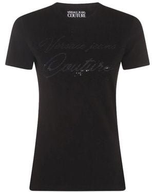 Versace Jeans Couture T-Shirts - Black