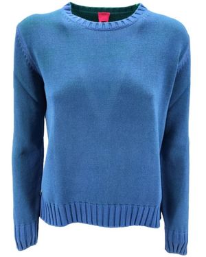 ALESSANDRO ASTE Round-Neck Knitwear - Blu