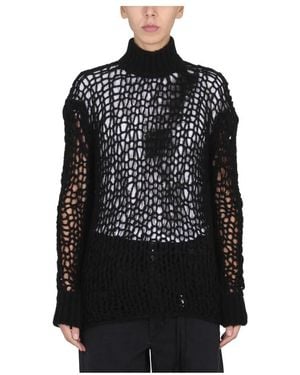 Ann Demeulemeester Turtlenecks - Black