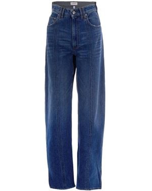 Sportmax Jeans ,Blauw ,Straight Jeans