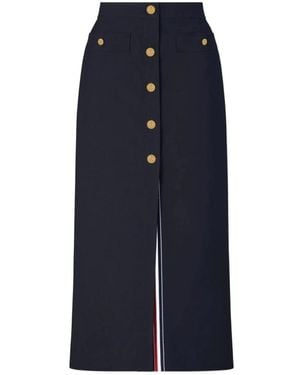 Thom Browne Midi Skirts - Bleu
