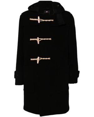 Gloverall Single-Breasted Coats - Black