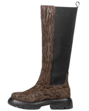 Floris Van Bommel Schoenen ,Bruin Laarzen Sfw-80060 Bayli - Zwart