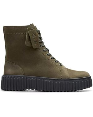 Clarks Lace-Up Boots - Verde