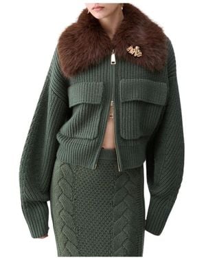 Liu Jo Faux Fur & Shearling Jackets - Vert