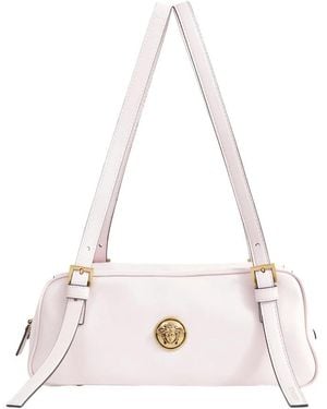Versace Tassen ,Roze ,Katoen Emblème Nappa Bowling Bag