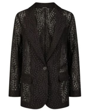 MARC AUREL Klassischer Damenblazer - Schwarz