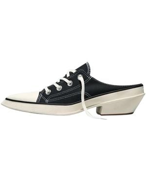 Converse Schoenen ,Zwart ,Chuck 70 De Luxe Pointed Mule Hak Platform - Bruin