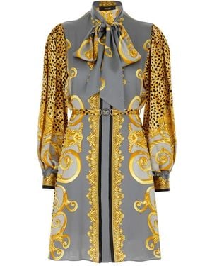 Versace Shirt Dresses - Yellow