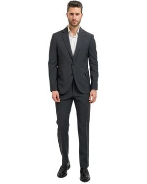 MULISH Single Breasted Suits - Black