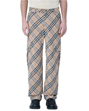 Burberry Straight Trousers - Grigio