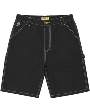 ICECREAM Canvas Timmerman Shorts - Zwart