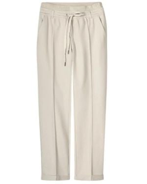 Summum Slim-Fit Trousers - Natural