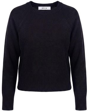 Jucca Round-Neck Knitwear - Blue