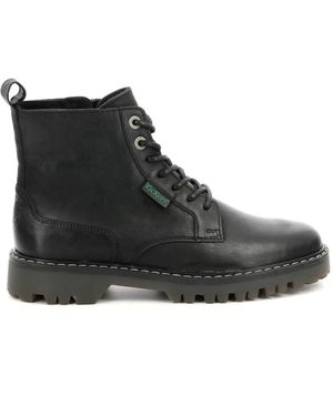 Kickers Lace-Up Boots - Noir