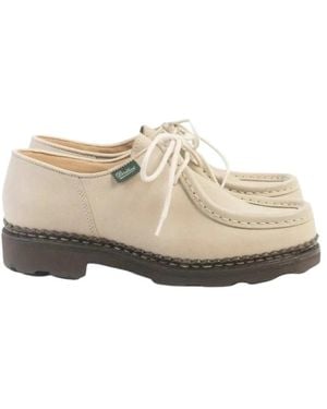 Paraboot Schoenen ,Wit ,Leer Michael Derby Shoe
