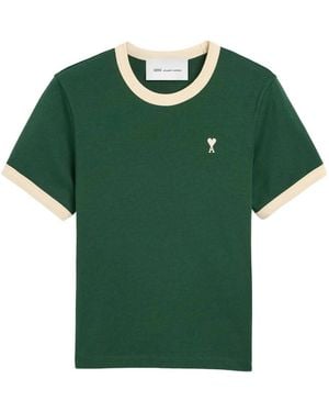 Ami Paris T-Shirts - Verde