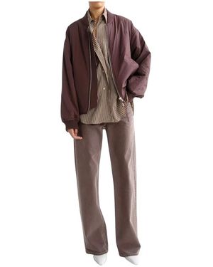 Agolde Straight Jeans - Marrone