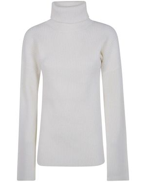 TOTEME Slit Sleeves Knit - Weiß