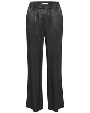 Karen By Simonsen Wide Trousers - Gris