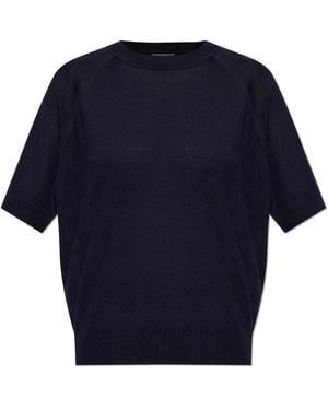 Moncler Round-Neck Knitwear - Azul