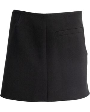 Courreges Short Skirts - Black