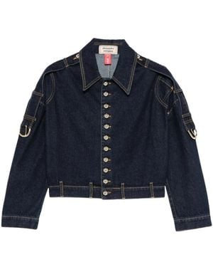 ALESSANDRO ENRIQUEZ Denim Jackets - Blue