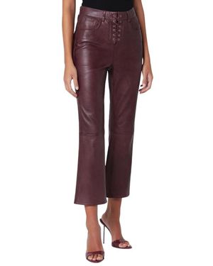 ROTATE BIRGER CHRISTENSEN Cropped Trousers - Red