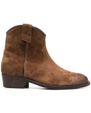 Via Roma 15 Cowboy Boots - Brown