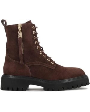 Kazar Lace-Up Boots - Marrón