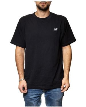 New Balance Fitness ,Zwart ,Katoen Sport Essentials Katoenen T-Shirt