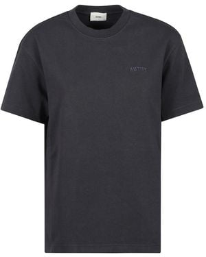 Autry Tonal Logo Tee - Schwarz